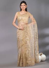 Shimmer Net Saree